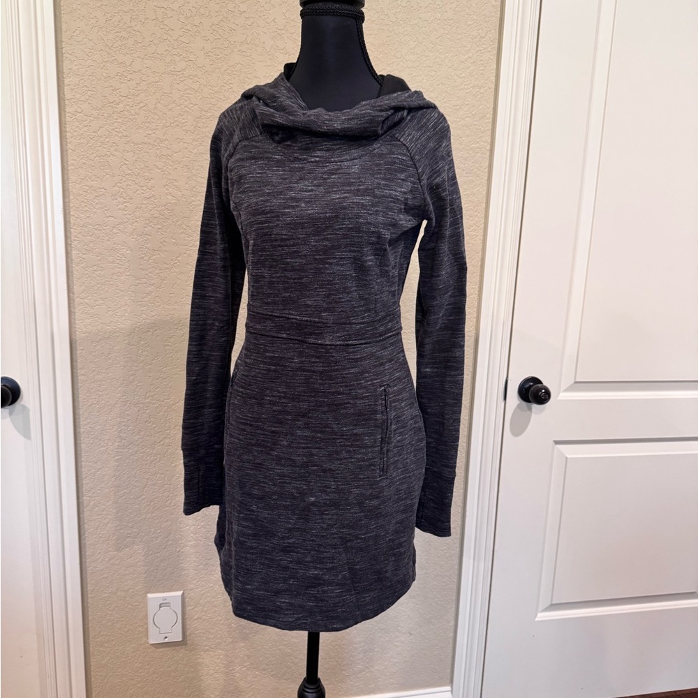 Athleta Charcoal Long Sleeve Dress